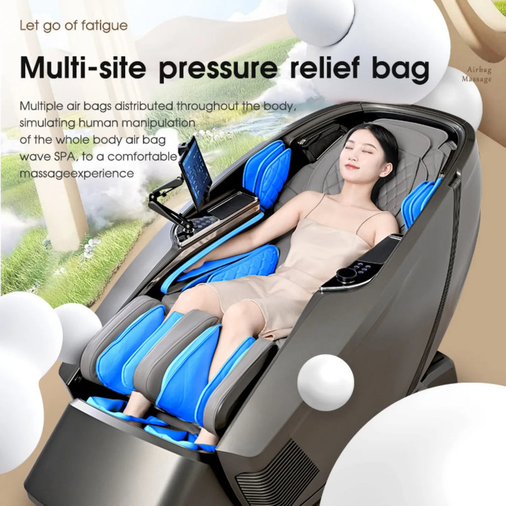 3-year warranty Dual Core 4D Massage Chair SL Track Full Body Home Office Factory Price Electric leg lift Massage3D Thai Stretch