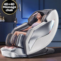 Full Body 4D+4D Massage Chair Intelligent Health Detection Massage Recline Chairs Zero Gravity Heating Stretch Massage Chair