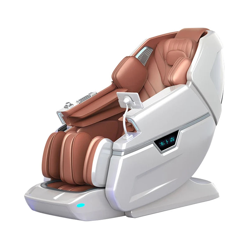 New Hot-selling Airbags Zero-gravity  Luxury Cabin Intelligence Bluetooth Music Pu Leather at Home Full Body 4D Massage Chair