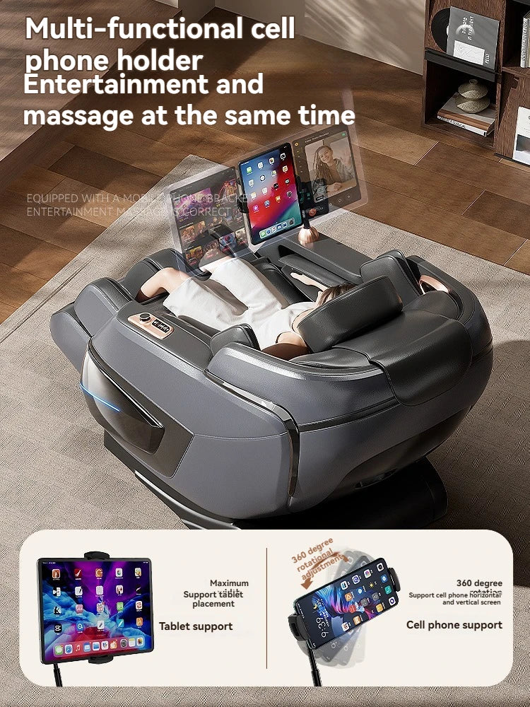 2025 4D Smart Massage Chair Full Body With Scan Body, Yoga Stretch,Foot Roller, Heated Zero Gravity Sl-Track Massage Chairs