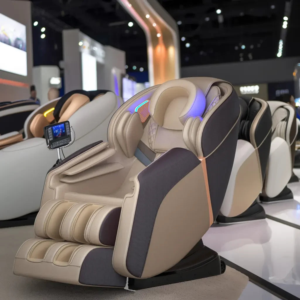 Zero Gravity 4D Massager Chair with Stretching, Tapping, Heating Back and Foot Full Body Massage Chair