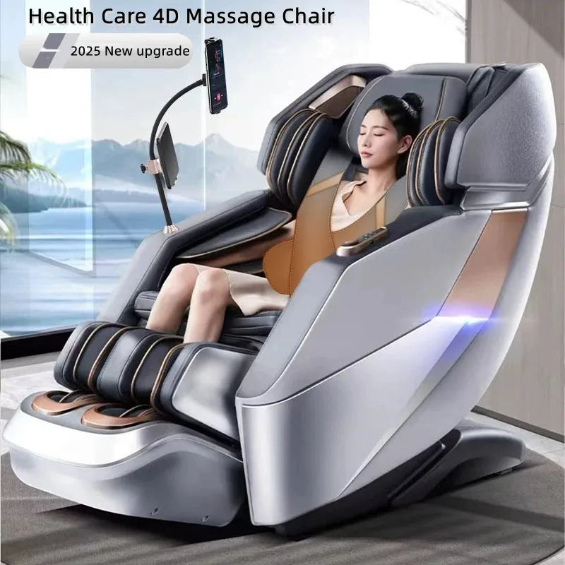 Health Care 4D Massage Chair Full Body 28 Modes Zero Gravity Shiatsu Massage Chairs With Heat, Body Scan Health Check, Stretch
