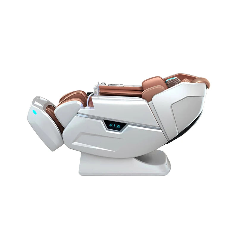 New Hot-selling Airbags Zero-gravity  Luxury Cabin Intelligence Bluetooth Music Pu Leather at Home Full Body 4D Massage Chair