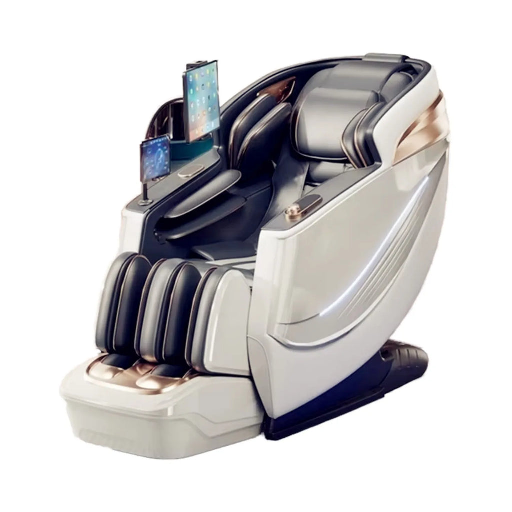 6D+6D Dual 6-head massage chair SL Track Heat Therapy AI Voice Control Thai Stretch massage chair 4d zero gravity Health Scan