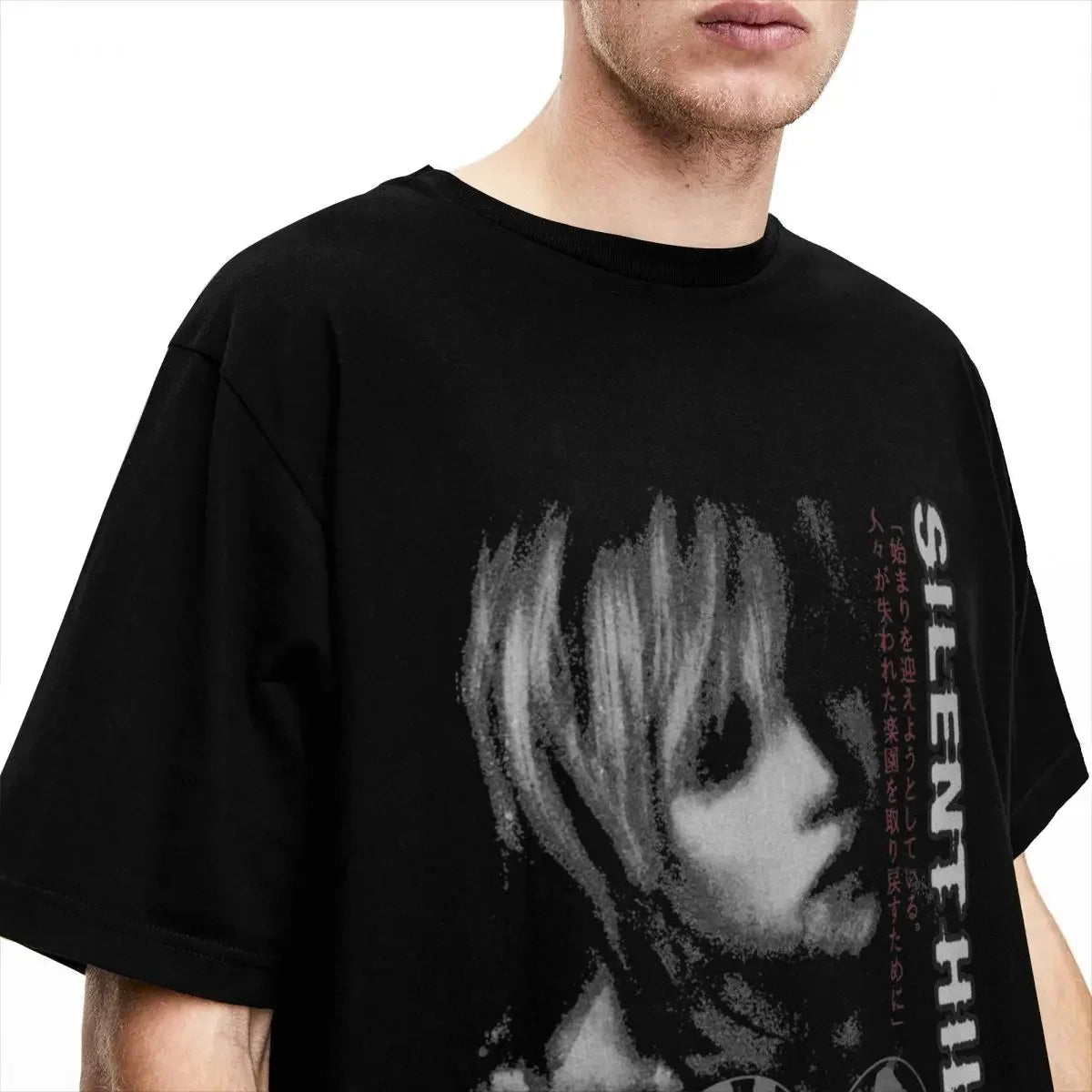 Horror Game Silent Hill 3 Mens T Shirt Fun Tee Shirt Short Sleeve O-Neck Women TShirt Cotton Vintage Casual Large Size Tops