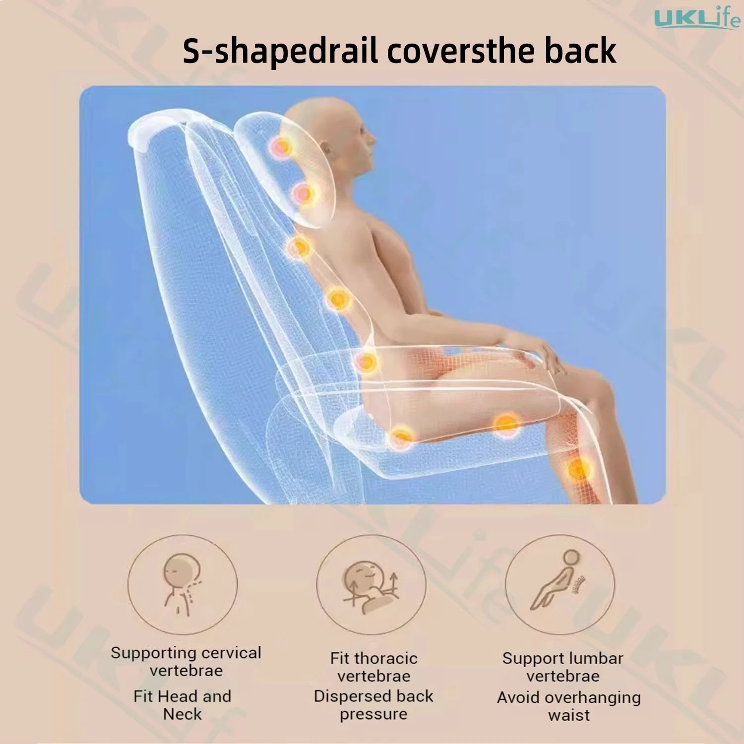 Electric Massage Sofa Recliner｜Full Body AI Massage Chair with Waist & Leg Relaxation｜Compact Ergonomic Design for Home Office