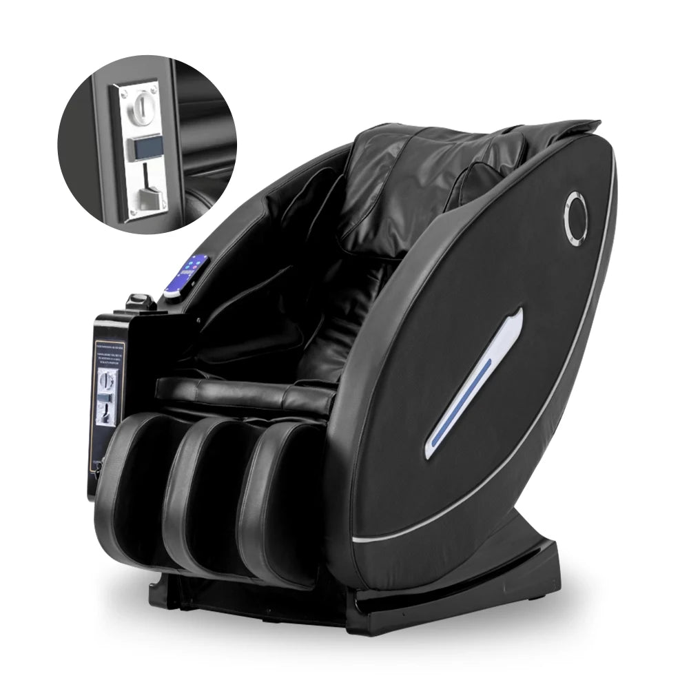 Luxury Coin Bill Operated Vending Zero Gravity 2d 3d 4d Commercial Massage Chair Full Bady Airbags Massage With Credit Card