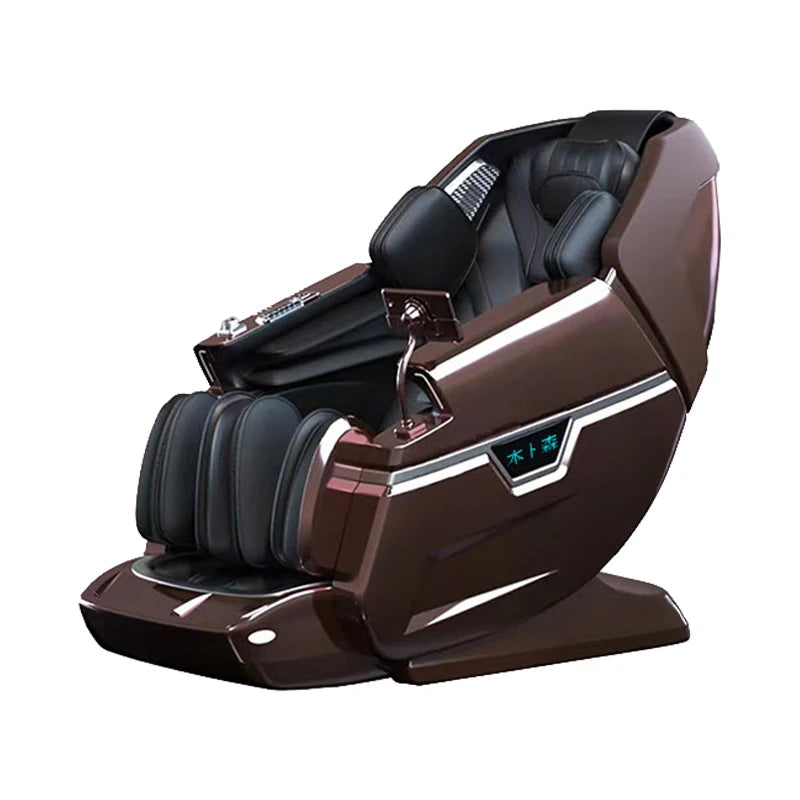 New Hot-selling Airbags Zero-gravity  Luxury Cabin Intelligence Bluetooth Music Pu Leather at Home Full Body 4D Massage Chair
