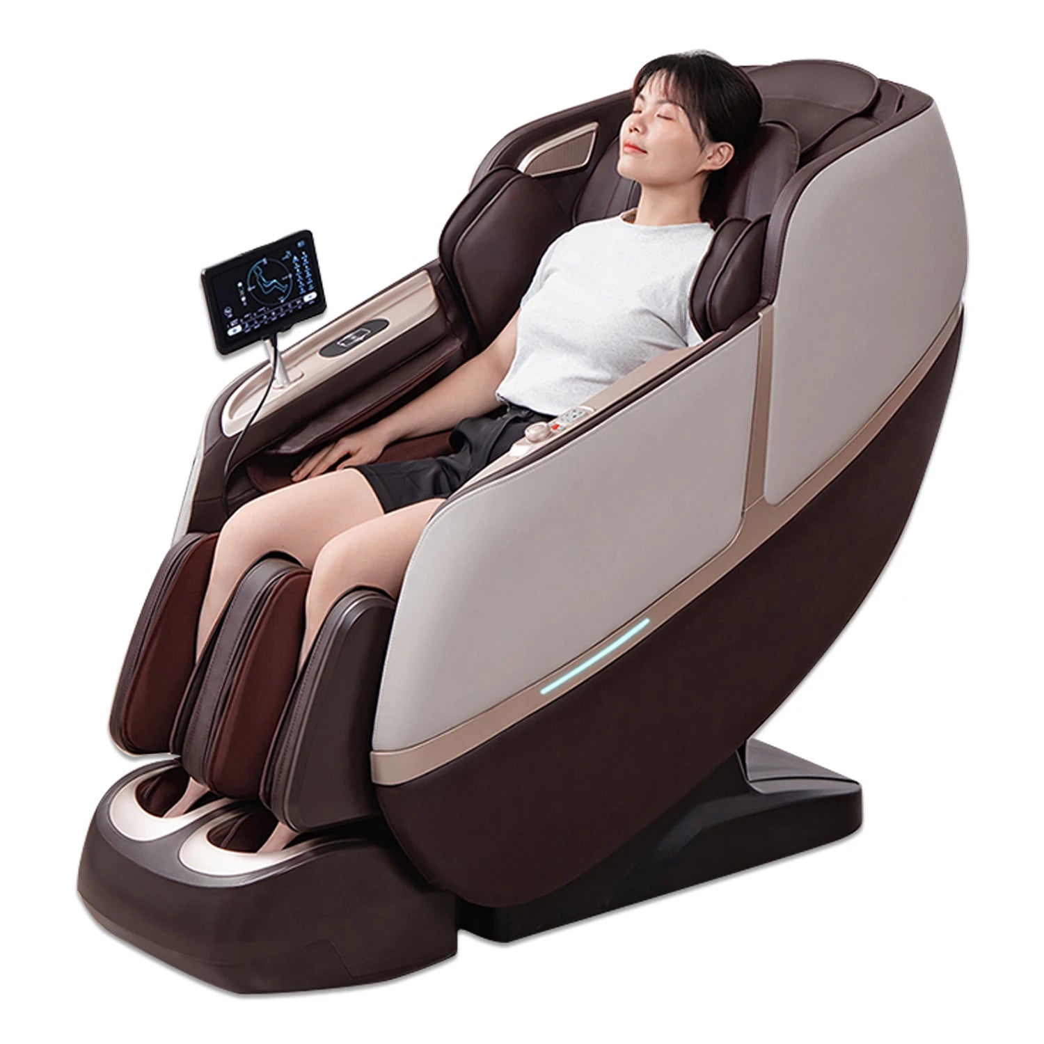 Massage Chair Full Body Zero Gravity SL Track Body Recliner with Heat AI Voice Control Thai Stretch office chair 3-Year Warranty
