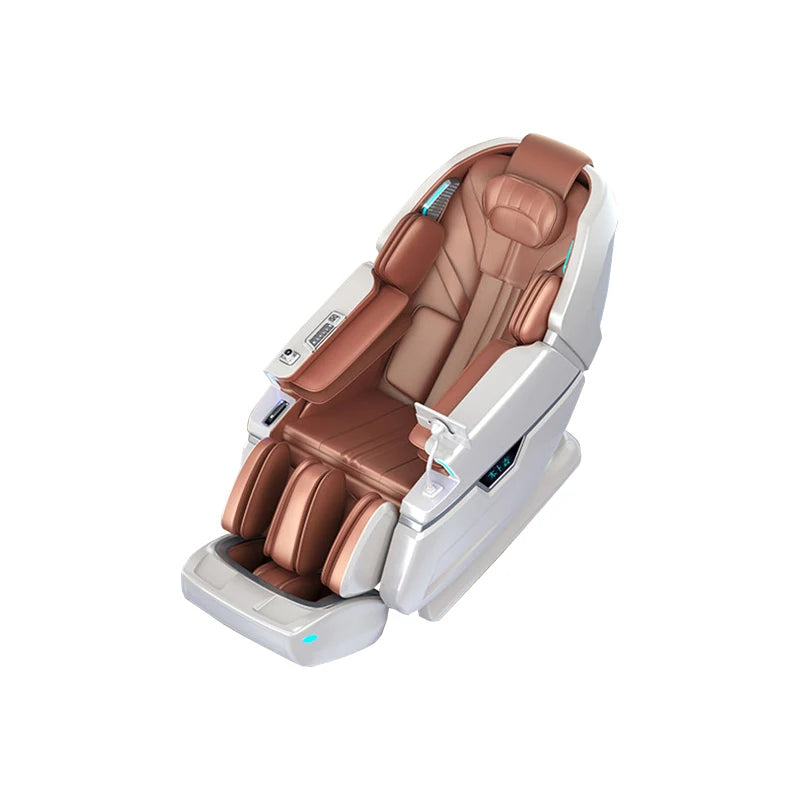 New Hot-selling Airbags Zero-gravity  Luxury Cabin Intelligence Bluetooth Music Pu Leather at Home Full Body 4D Massage Chair