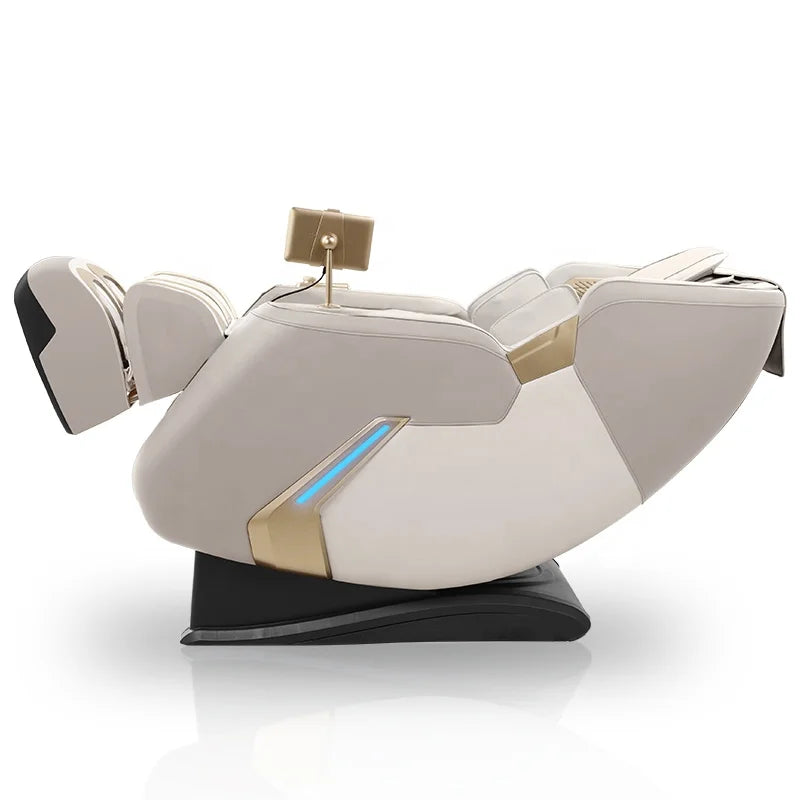 2025 High Quality Full Body Massage Chair Wireless Charging PU Leather Kneading Tapping Airbag Press 3D Manipulator Sl Rail