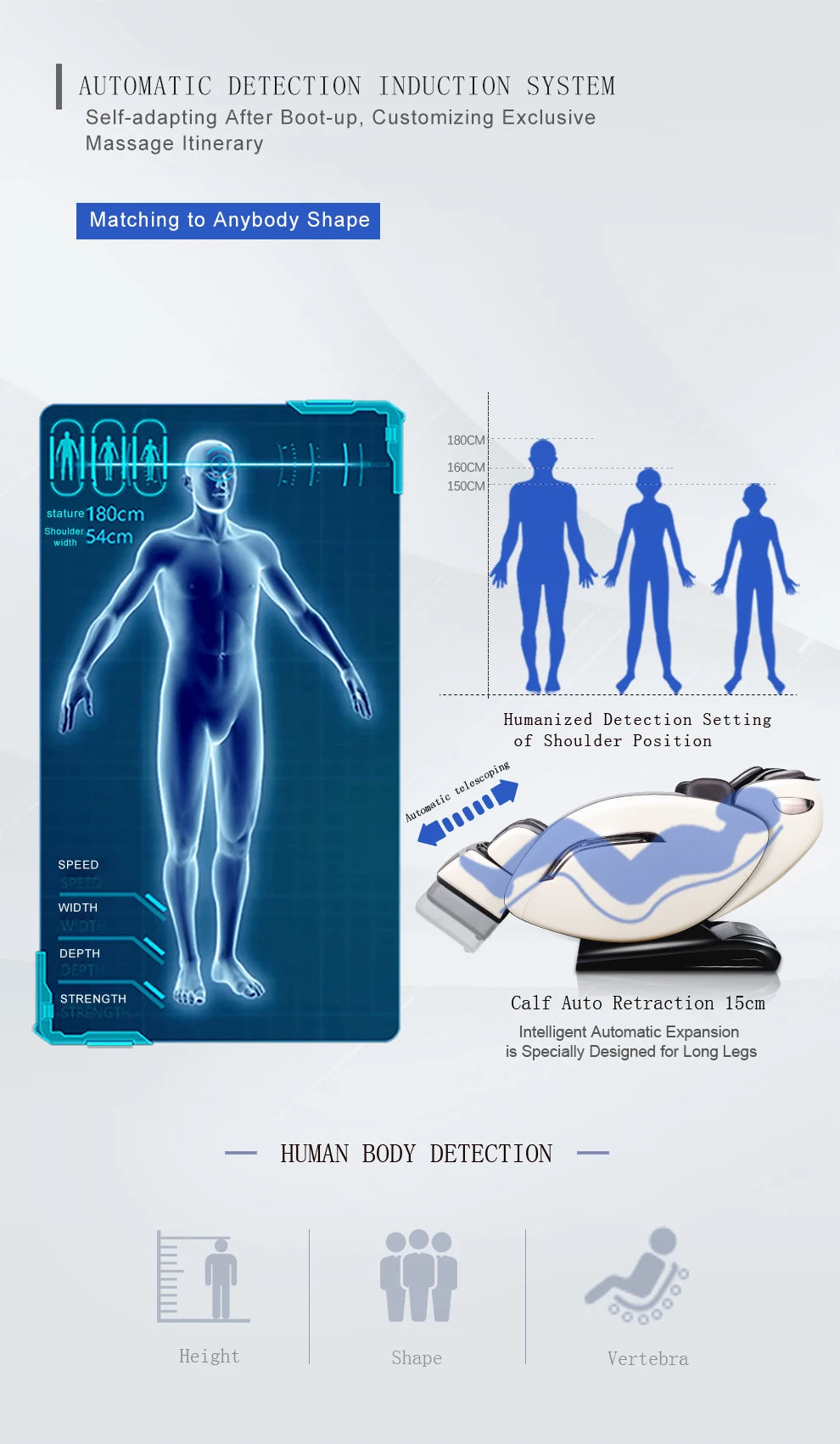 4D Massage Chair, Full Body Shiatsu Massage Recliner Chairs with Extendable, Zero Gravity SL Track Deep Stretch AI Voice Control