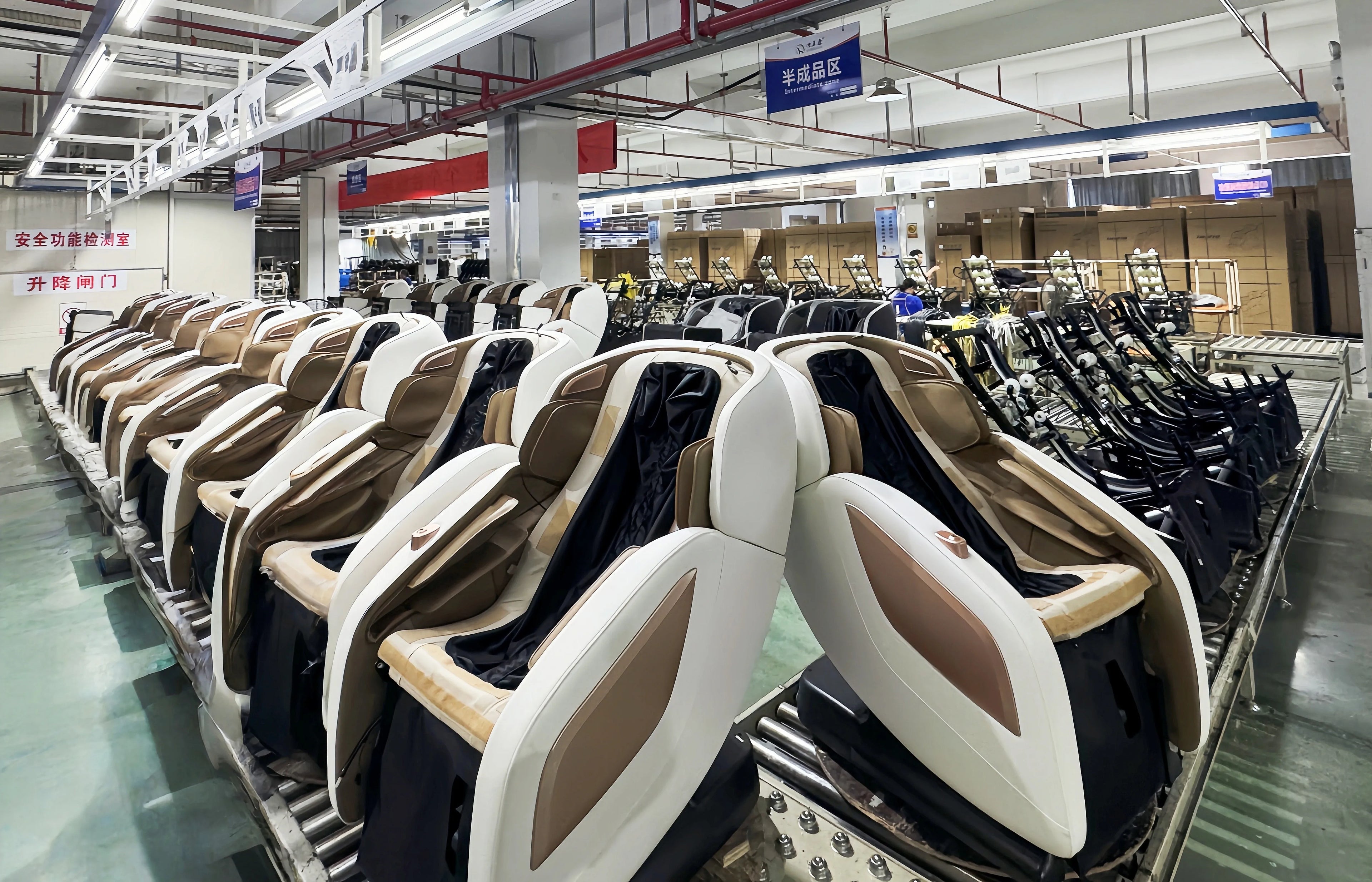 Luxury 4D-Plus SL Track Full-Body Zero-Gravity Massage Chair with Heated Nanocarbon Back Shoulder Foot Airbags Shiatsu Recliner