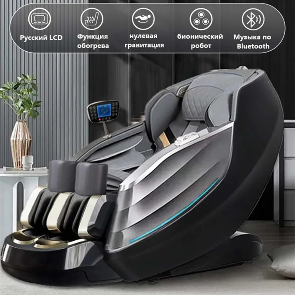 Smart Massage Chair Full Body Zero Gravity Sl-Track Shiatsu Massage Recliner Chair With Heated Deep Stretch Relax Massage Chairs