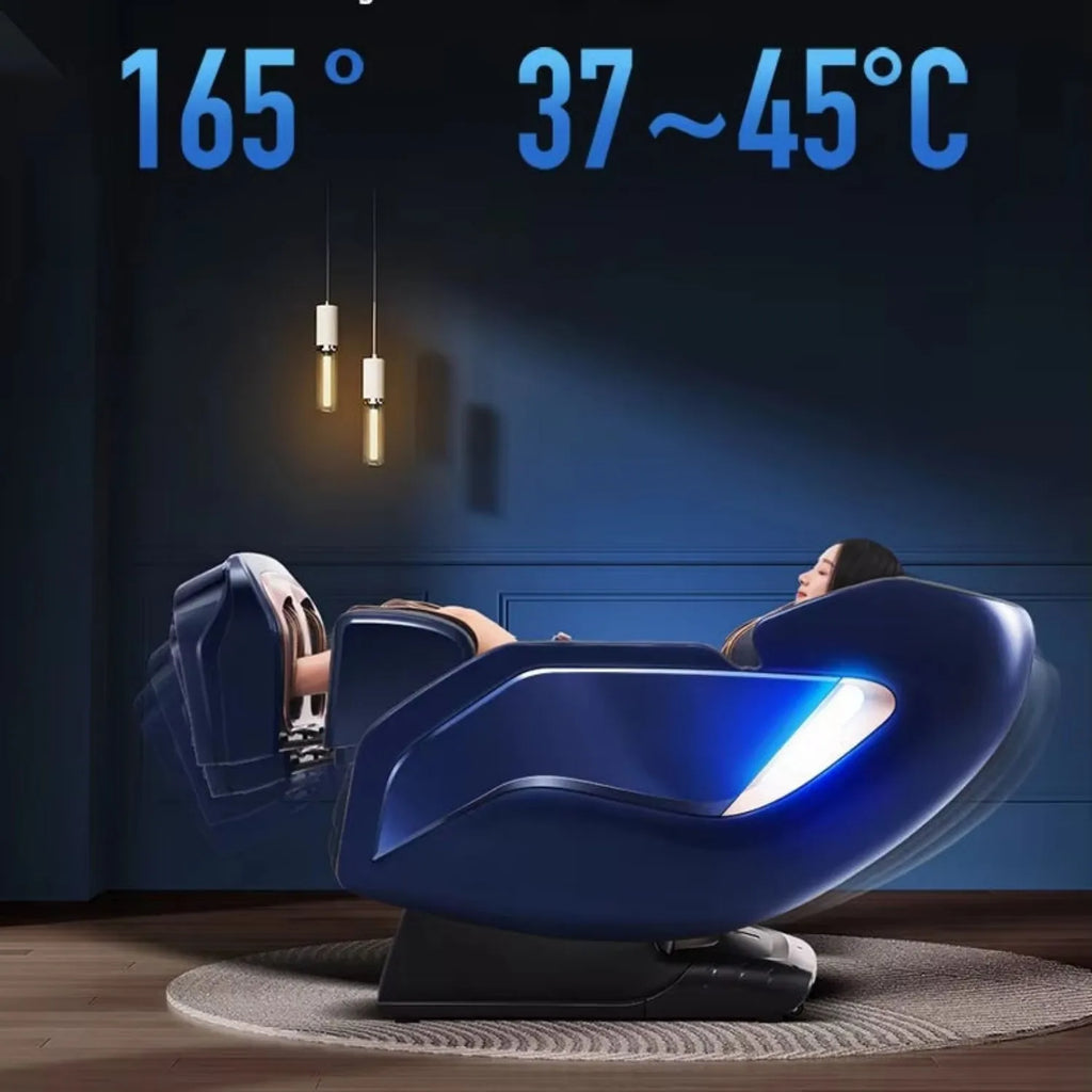 Dual movement Luxury 4D Smart Zero Gravity Massage Chair Full Body Shiatsu Massage SL Track Body Recliner 3D Thai Stretch electr