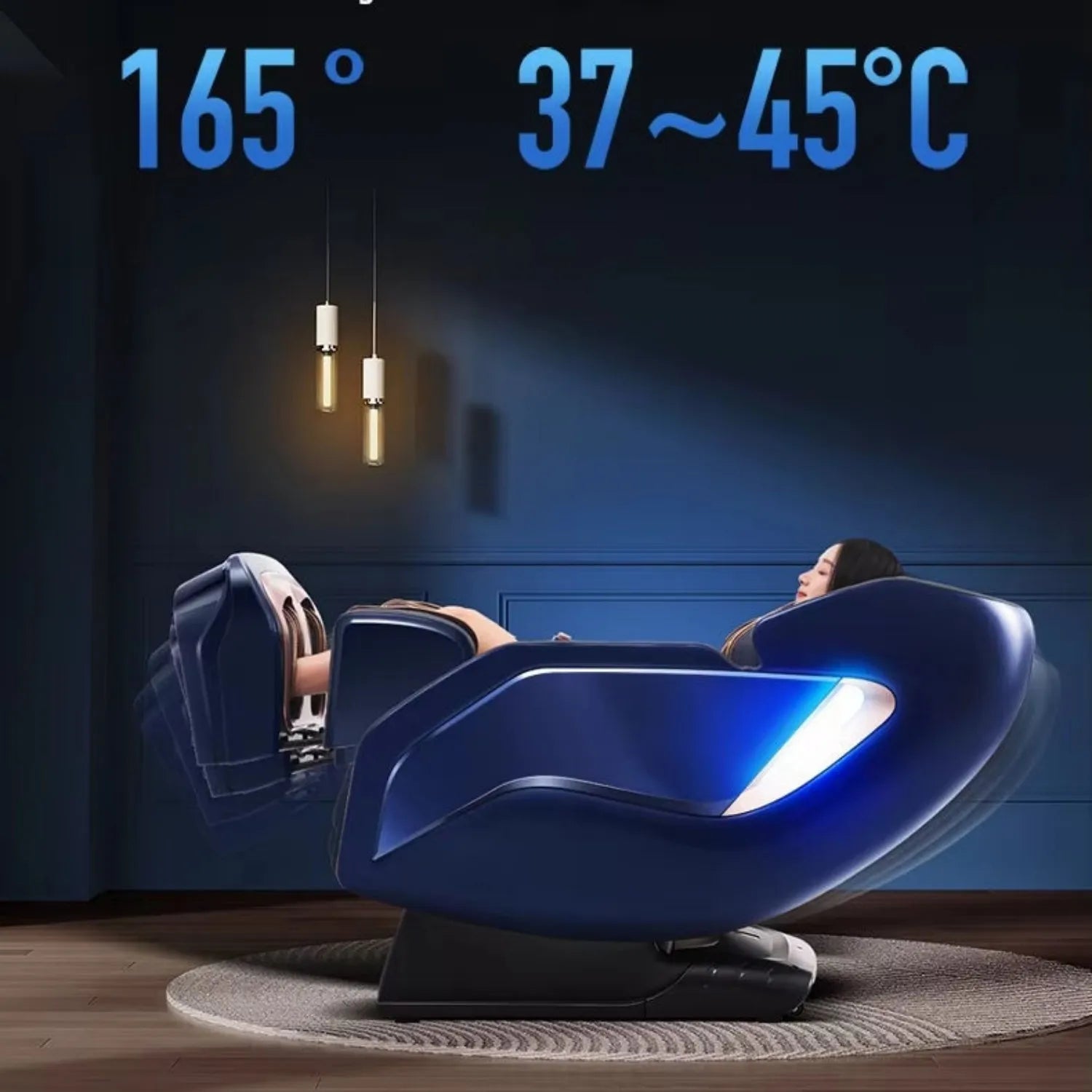 Dual movement Luxury 4D Smart Zero Gravity Massage Chair Full Body Shiatsu Massage SL Track Body Recliner 3D Thai Stretch electr