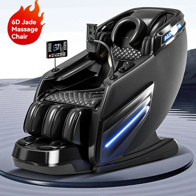 6D Massage Chair Full Body Zero Gravity Deep Stretch Heated Massage Chairs SL-Track Relax Shiatsu Massage Chair with Body Scan