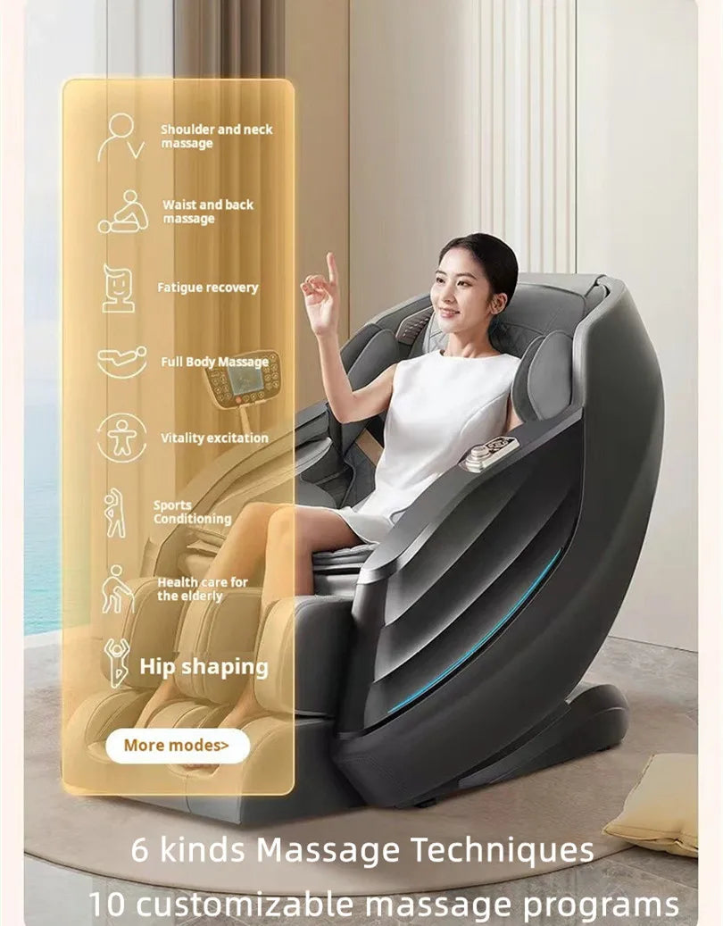 Smart Massage Chair Full Body Zero Gravity Sl-Track Shiatsu Massage Recliner Chair With Heated Deep Stretch Relax Massage Chairs