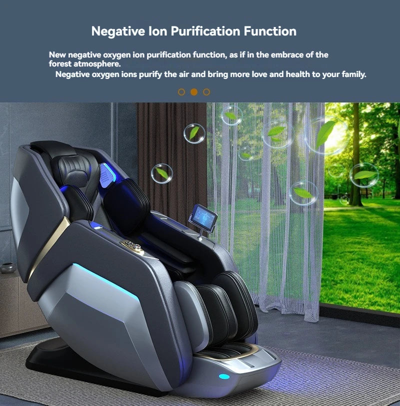 Professional Massage Recliner Chairs Full Body Zero Gravity Exact 4D Sl-Track Auto Shiatsu Massage Chair With Heat Body Scan