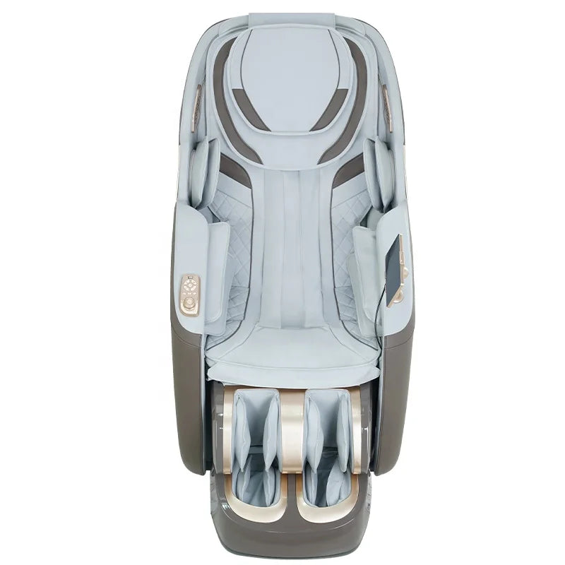 2025 High Quality Full Body Massage Chair Wireless Charging PU Leather Kneading Tapping Airbag Press 3D Manipulator Sl Rail